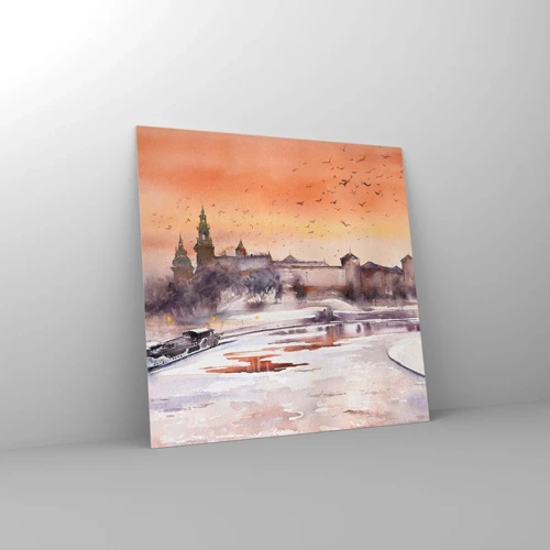 Glass picture - Royal Sunset - 40x40 cm