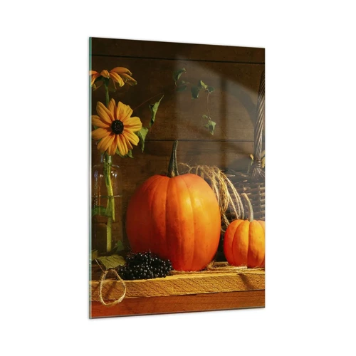 Glass picture - Rustic Composition - Fruit of Autumn - 50x70 cm