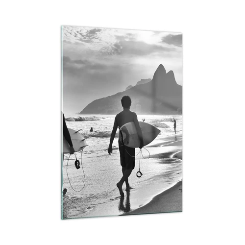 Glass picture - Samba for One Wave - 50x70 cm