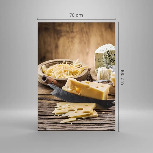 Glass picture - Say Cheese! - 70x100 cm
