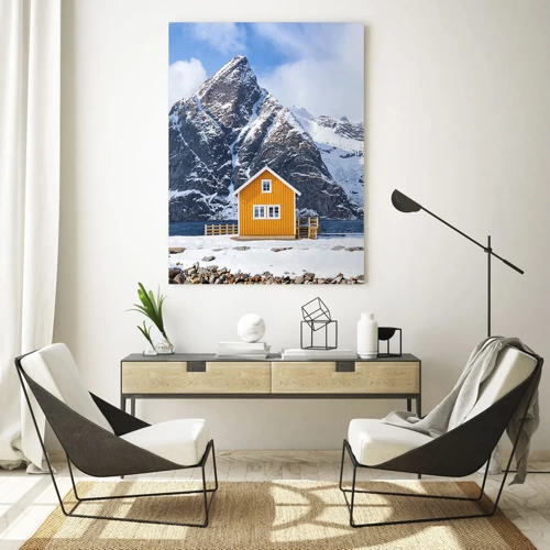 Glass picture - Scandinavian Holiday - 50x70 cm