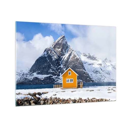 Glass picture - Scandinavian Holiday - 70x50 cm