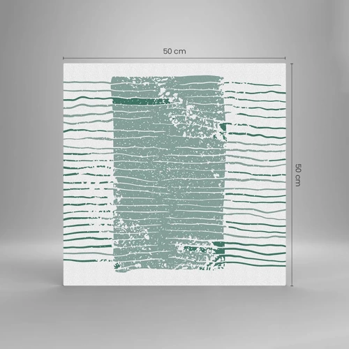 Glass picture - Sea Abstract - 50x50 cm