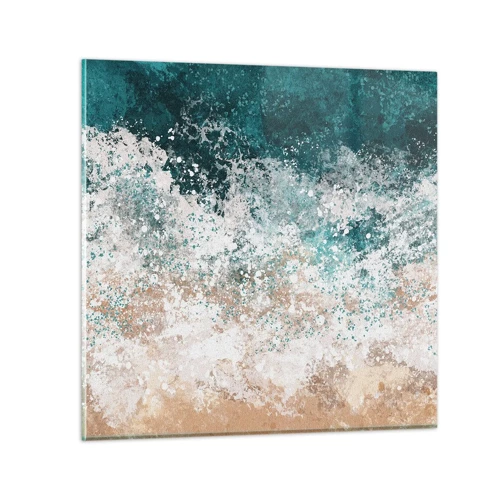 Glass picture - Sea Tales - 40x40 cm