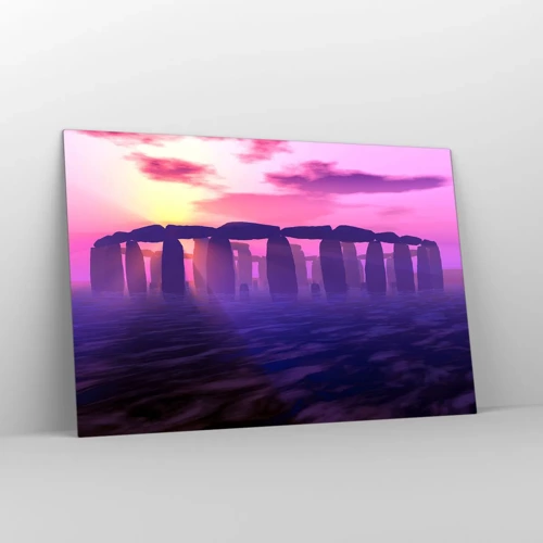 Glass picture - Secret at a Foggy Dawn - 120x80 cm