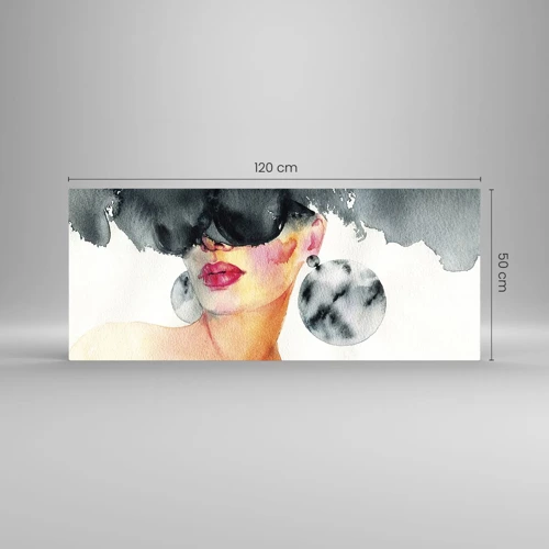 Glass picture - Secret of Elegance - 120x50 cm