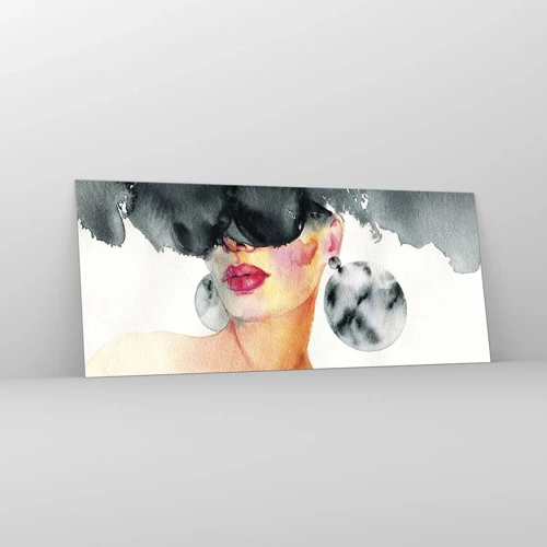 Glass picture - Secret of Elegance - 120x50 cm