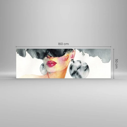 Glass picture - Secret of Elegance - 160x50 cm