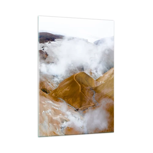 Glass picture - Severe Beauty of Iceland - 50x70 cm