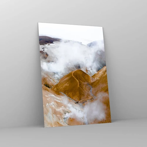 Glass picture - Severe Beauty of Iceland - 50x70 cm