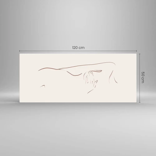 Glass picture - Shape of Desire - 120x50 cm