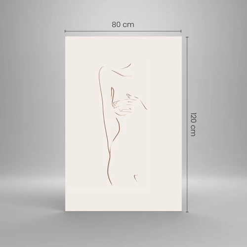 Glass picture - Shape of Desire - 80x120 cm