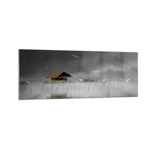 Glass picture - Shelter from the Rain - 140x50 cm