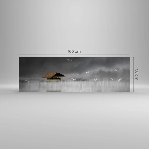 Glass picture - Shelter from the Rain - 160x50 cm