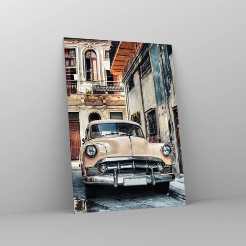 Glass picture - Siesta in Havana - 50x70 cm