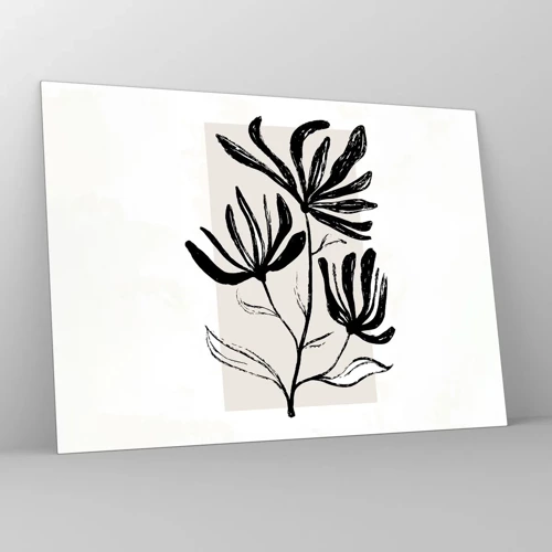 Glass picture - Sketch for a Herbarium - 70x50 cm