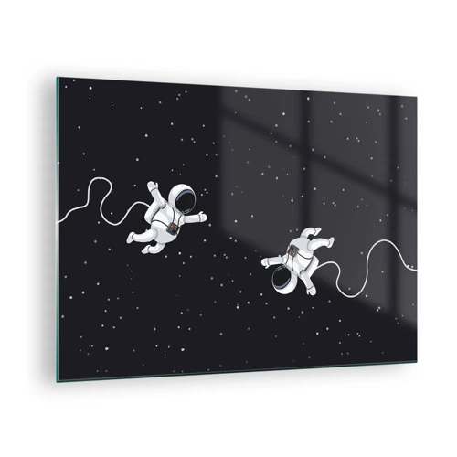 Glass picture - Space Dance - 70x50 cm