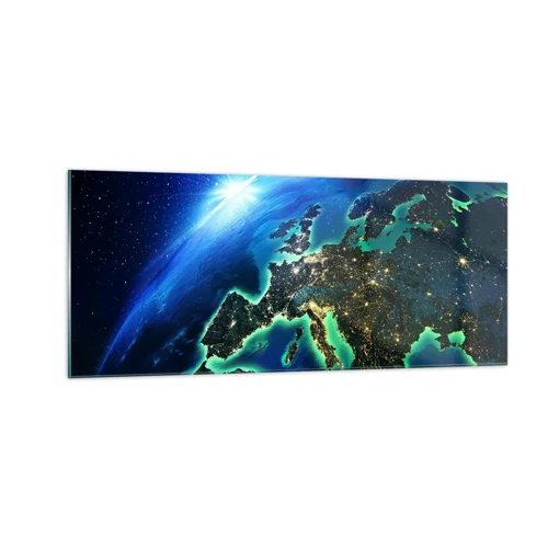 Glass picture - Sparkling Europe - 100x40 cm