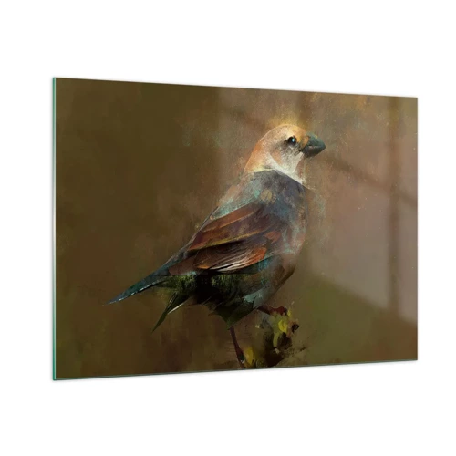 Glass picture - Sparrow, a Little Birdy - 100x70 cm