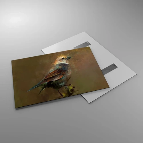 Glass picture - Sparrow, a Little Birdy - 100x70 cm