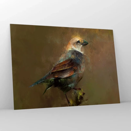 Glass picture - Sparrow, a Little Birdy - 100x70 cm