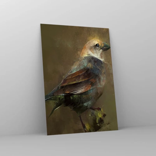 Glass picture - Sparrow, a Little Birdy - 50x70 cm