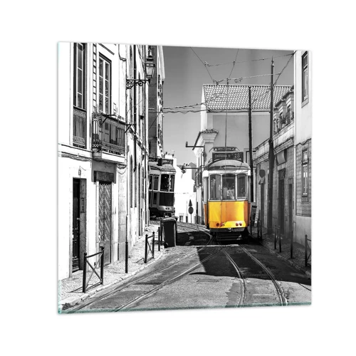 Glass picture - Spirit of Lisbon - 50x50 cm