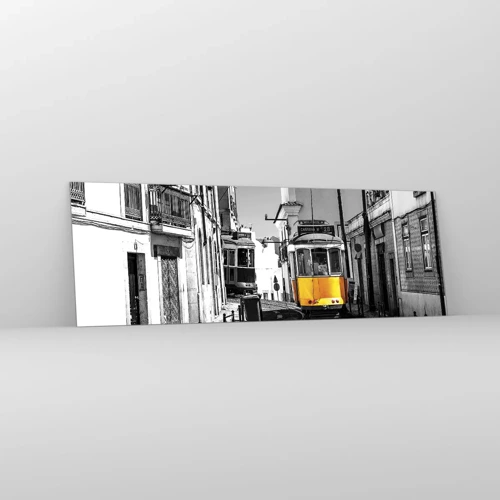Glass picture - Spirit of Lisbon - 90x30 cm