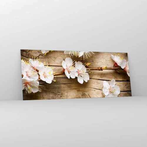 Glass picture - Spring Has Arrived - 100x40 cm