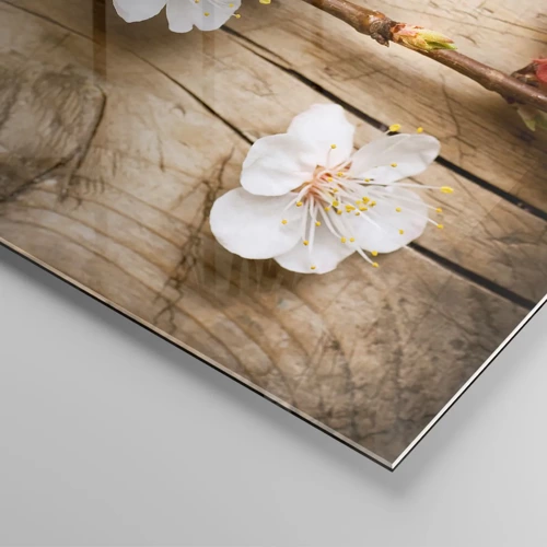 Glass picture - Spring Has Arrived - 100x40 cm