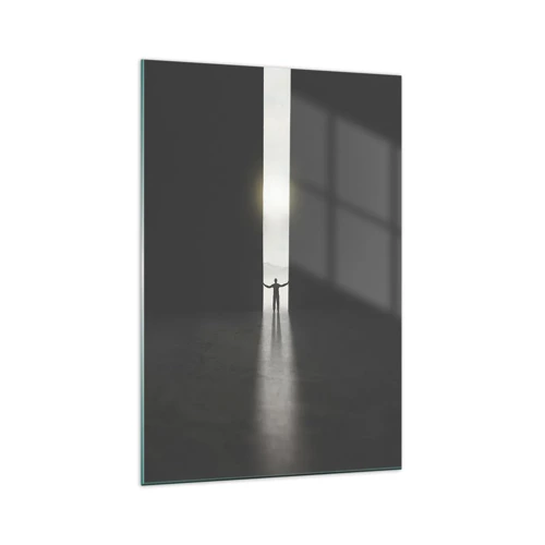 Glass picture - Step to Bright Future - 70x100 cm