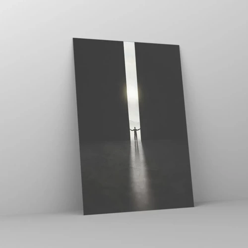 Glass picture - Step to Bright Future - 70x100 cm