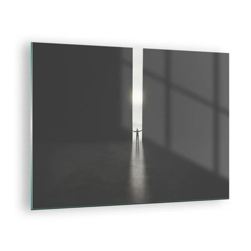 Glass picture - Step to Bright Future - 70x50 cm