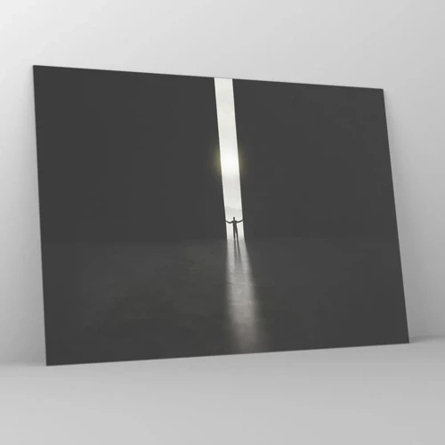 Glass picture - Step to Bright Future - 70x50 cm