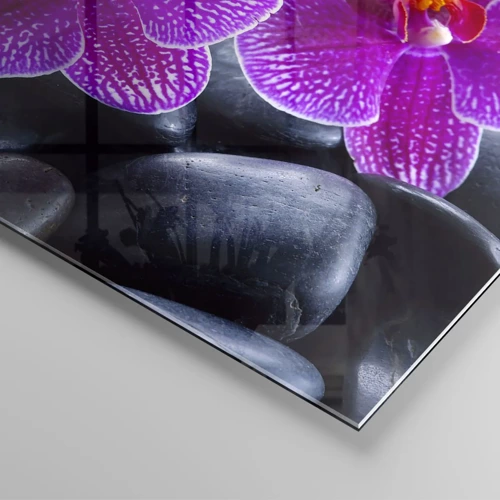 Glass picture - Stones Shining with Awe - 100x40 cm