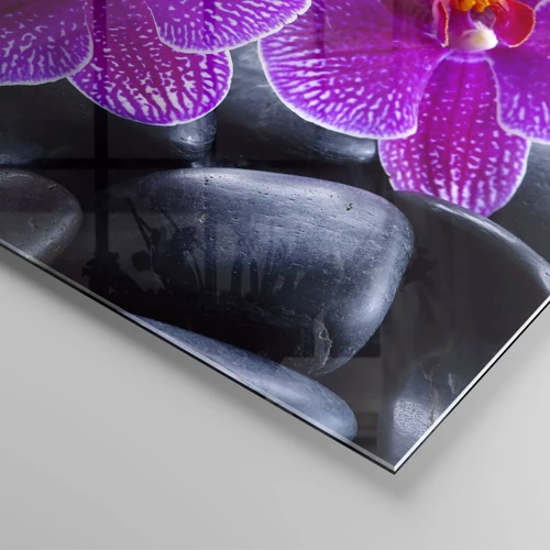 Glass picture - Stones Shining with Awe - 140x50 cm