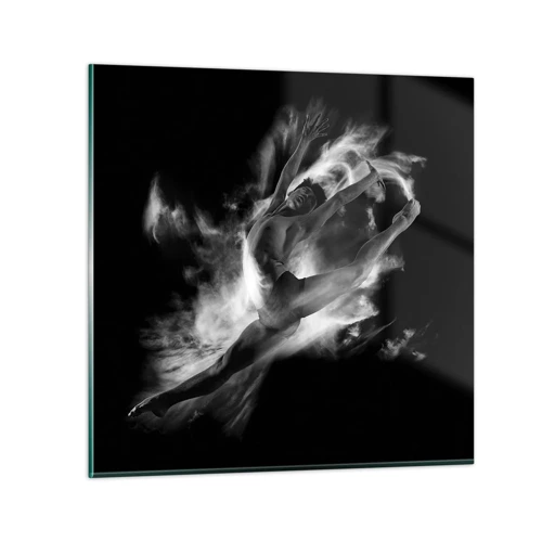 Glass picture - Stopped i in Flight - 70x70 cm