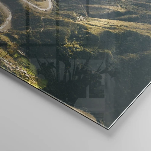 Glass picture - Straight from the Heart of the Mountains - 100x40 cm