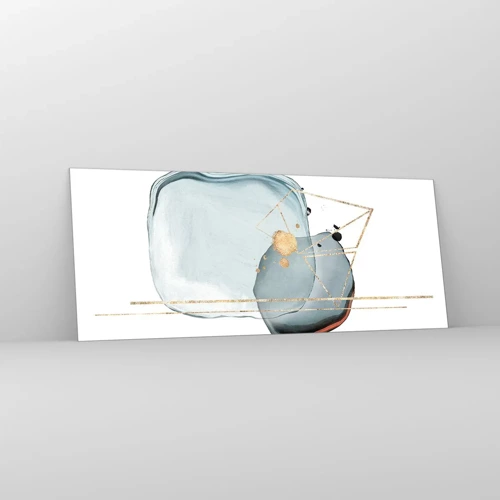 Glass picture - Study of a Raindrop - 100x40 cm