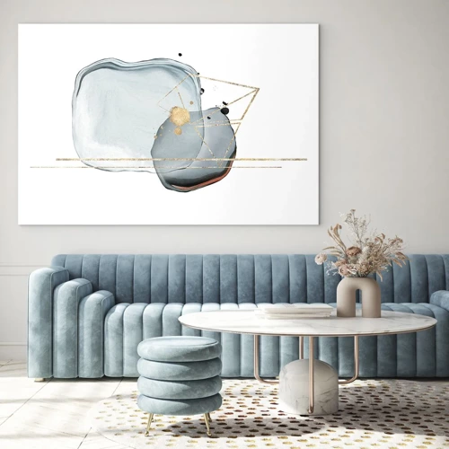 Glass picture - Study of a Raindrop - 100x70 cm