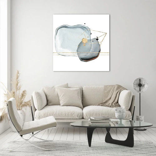 Glass picture - Study of a Raindrop - 50x50 cm