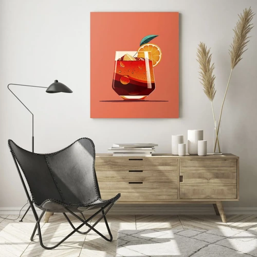 Glass picture - Summer Refreshment - 50x70 cm