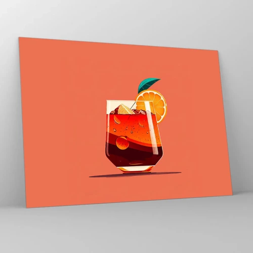 Glass picture - Summer Refreshment - 70x50 cm