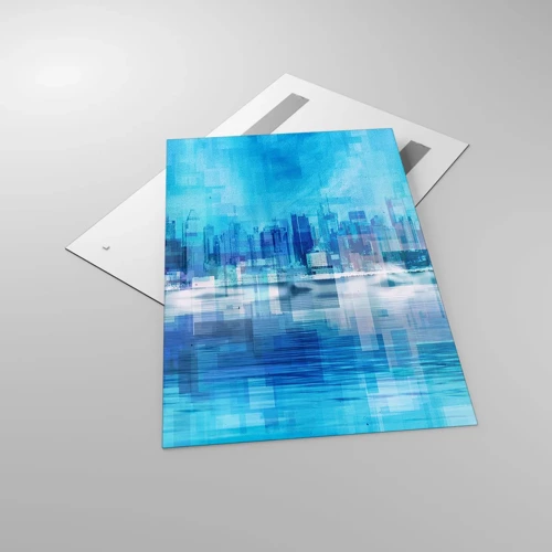 Glass picture - Sunk in Blue - 80x120 cm