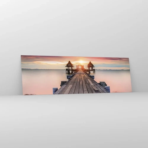 Glass picture - Sunset on the East - 160x50 cm