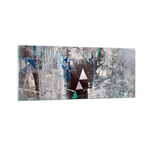 Glass picture - Superior Order of Triangles - 100x40 cm