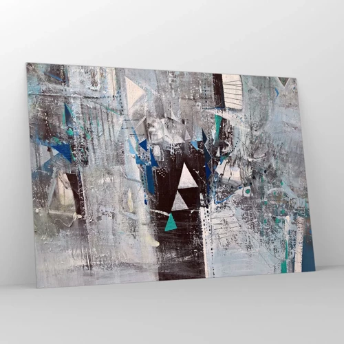 Glass picture - Superior Order of Triangles - 100x70 cm