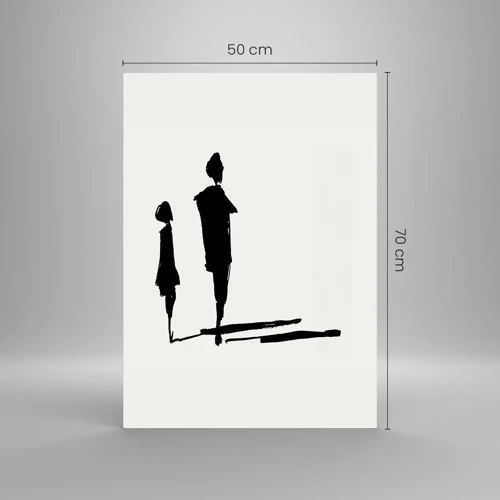 Glass picture - Surely Together? - 50x70 cm