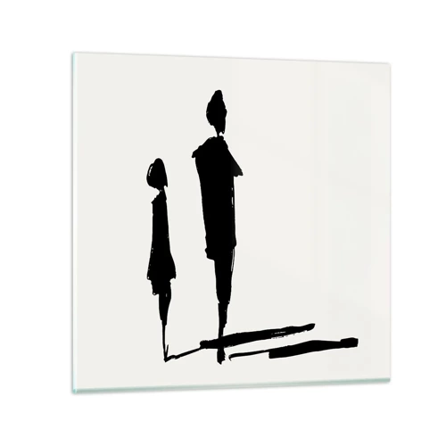 Glass picture - Surely Together? - 60x60 cm
