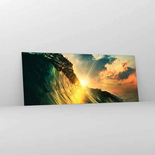 Glass picture - Surfer, Where Are You? - 100x40 cm